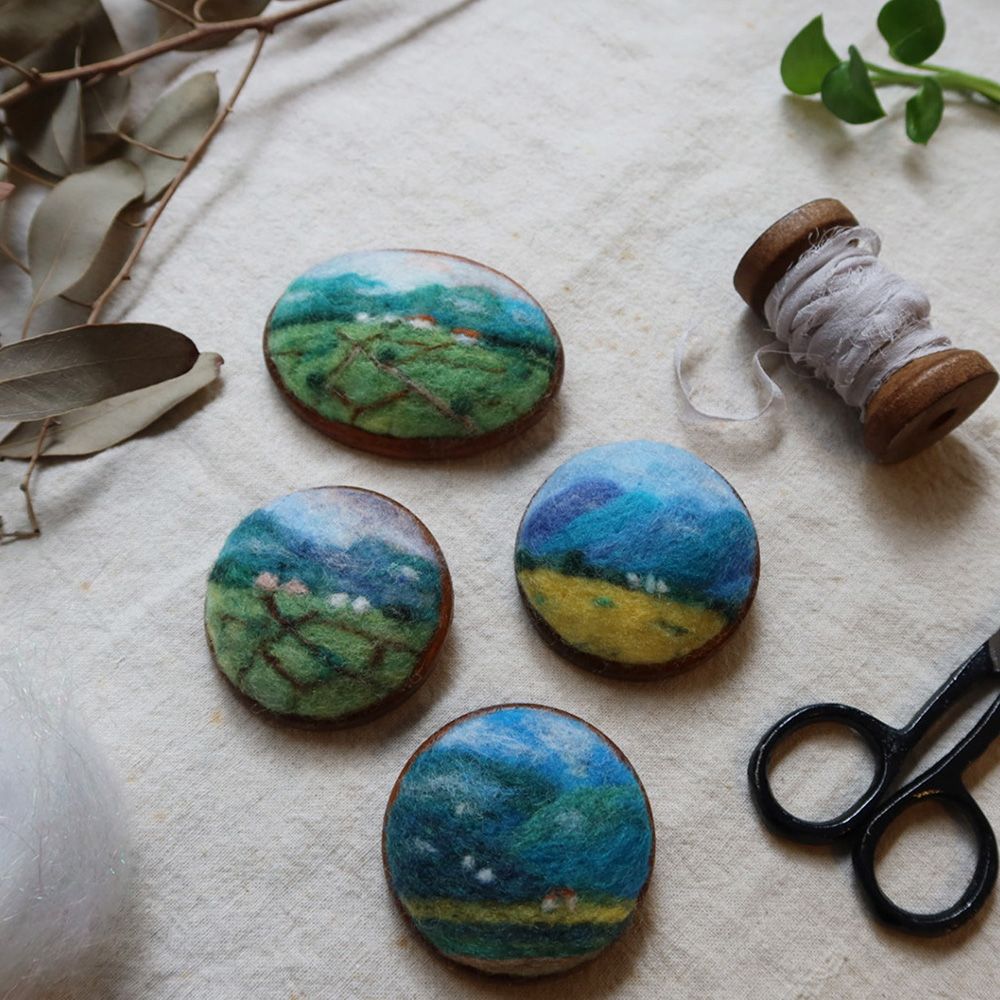 5．17【針氈】迷你羊毛畫別針