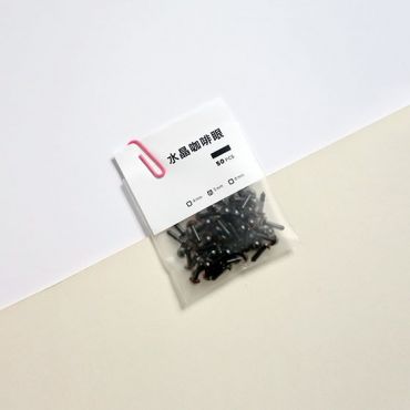 針氈用 / 水晶咖啡豆豆眼．50入