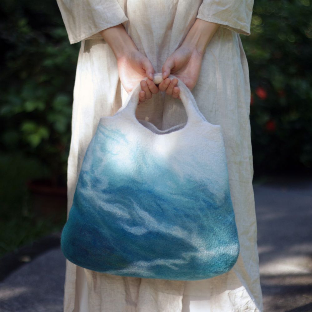 4．17 起【濕氈】藍色．靈感之源