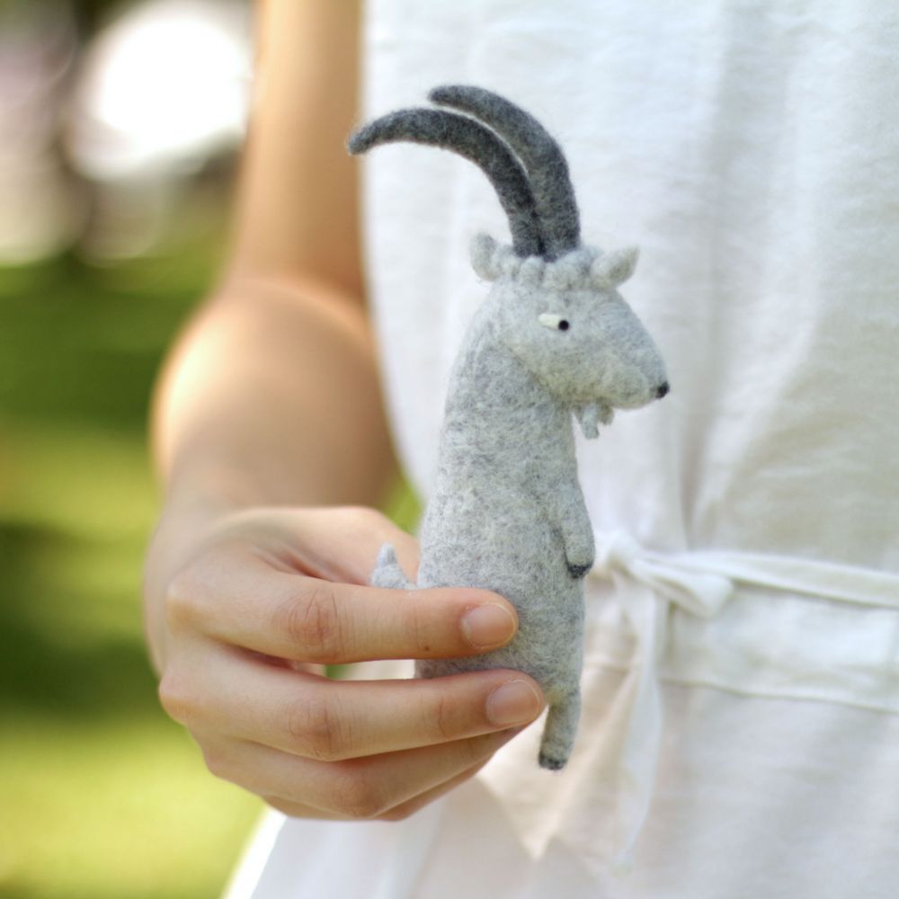 【療癒DIY】羊毛氈入門材料包．山羊