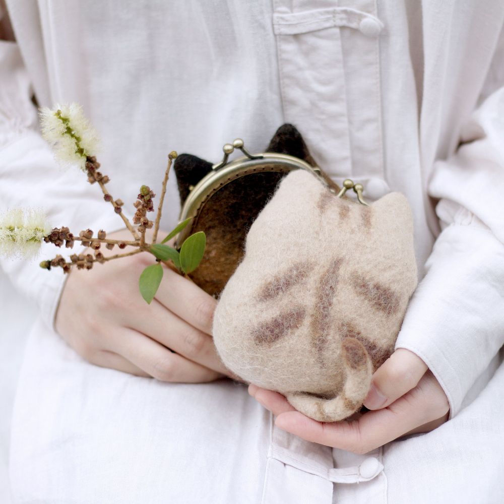 1．23【濕氈】療癒之森—我是貓