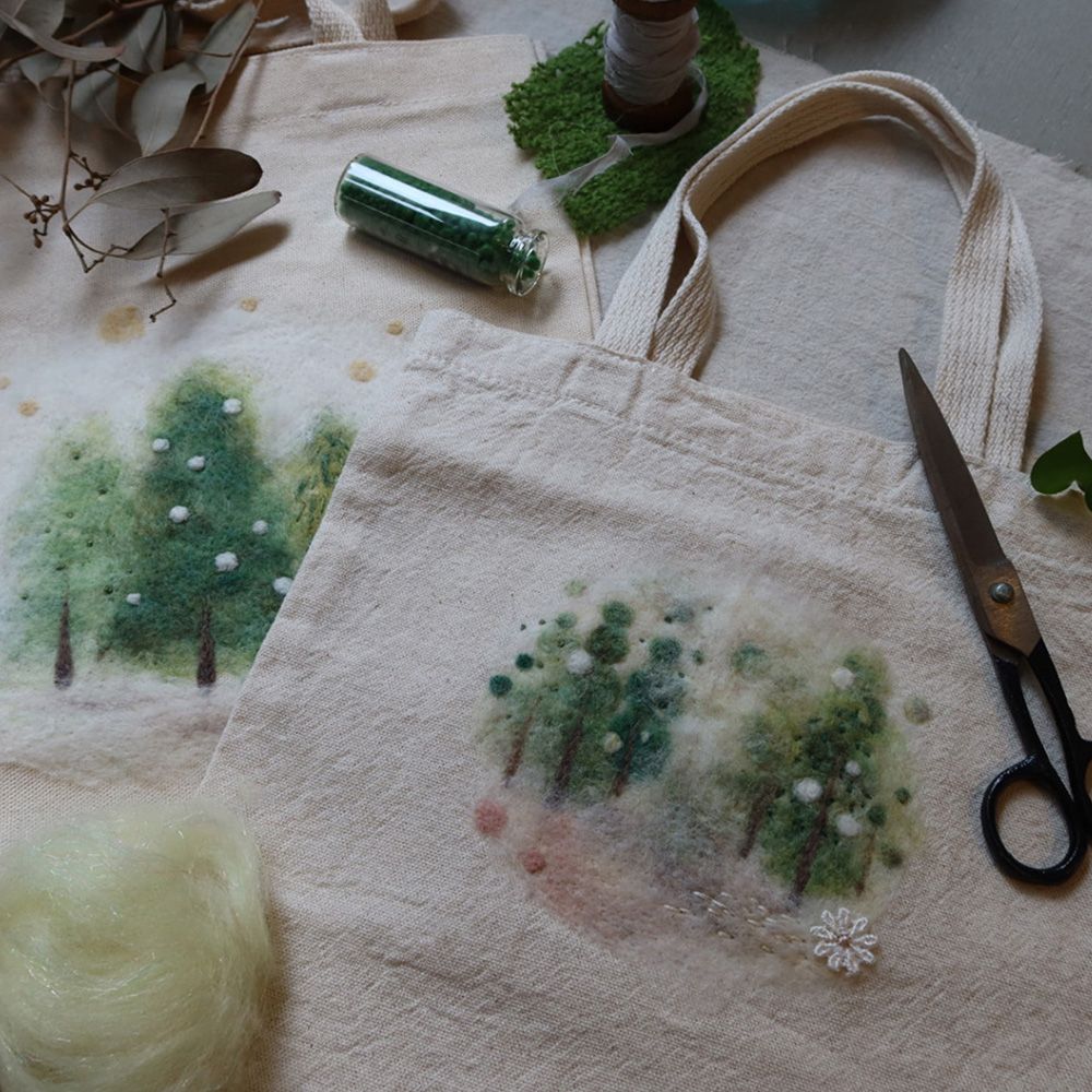 5．17【針氈】森林系手提袋